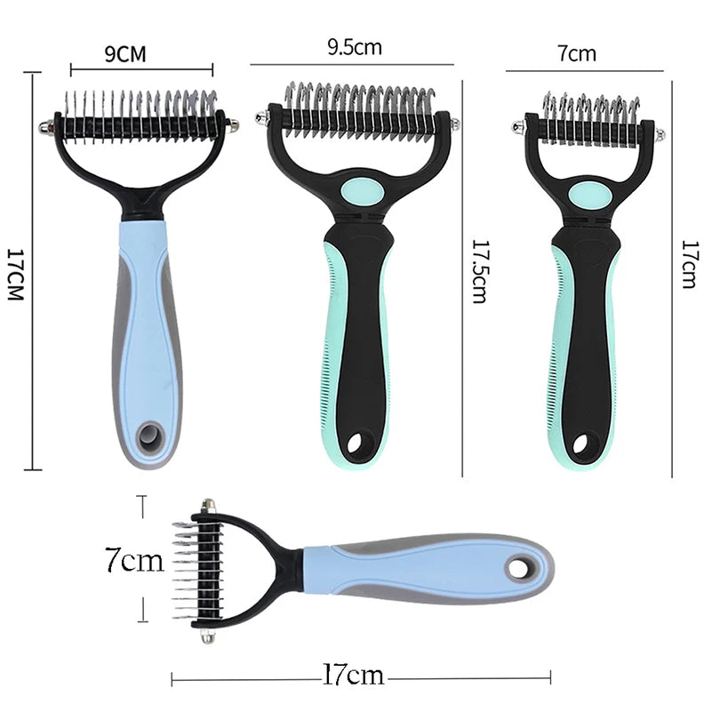 Pet Deshedding Brush- Dog Hair Remover