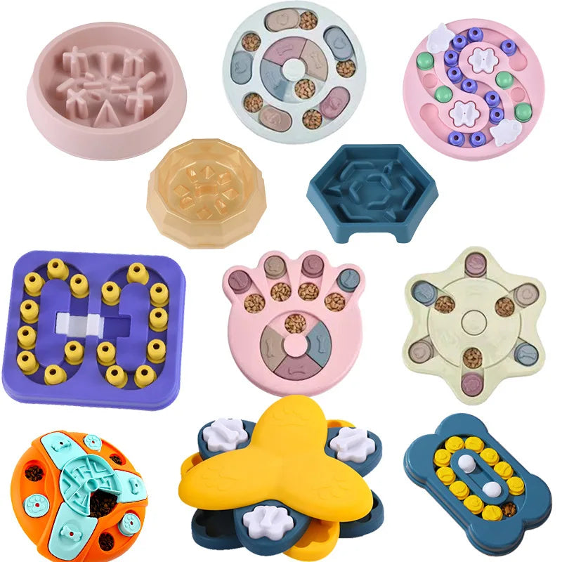 Dog Puzzle Slow Feeder Eating Bowl
