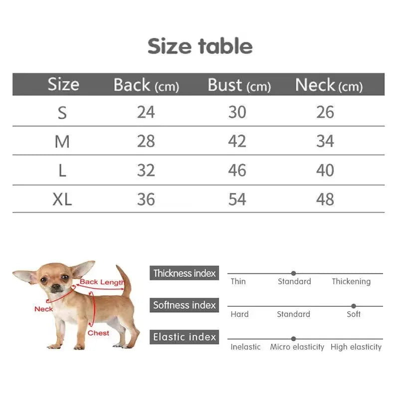 Soft Fleece Dog Clothes Pull Ring Design