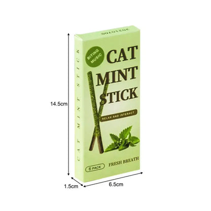 6pcs Natural Matatabi Cat Stick Mint