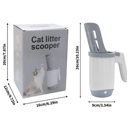 2 In 1 Cat Litter Shovel Portable Litter Box Sifter And Scooper