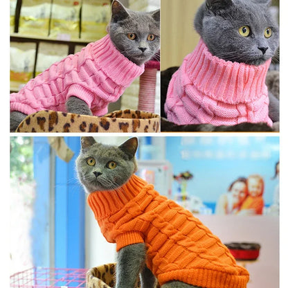 Pet Winter Clothes Knitted