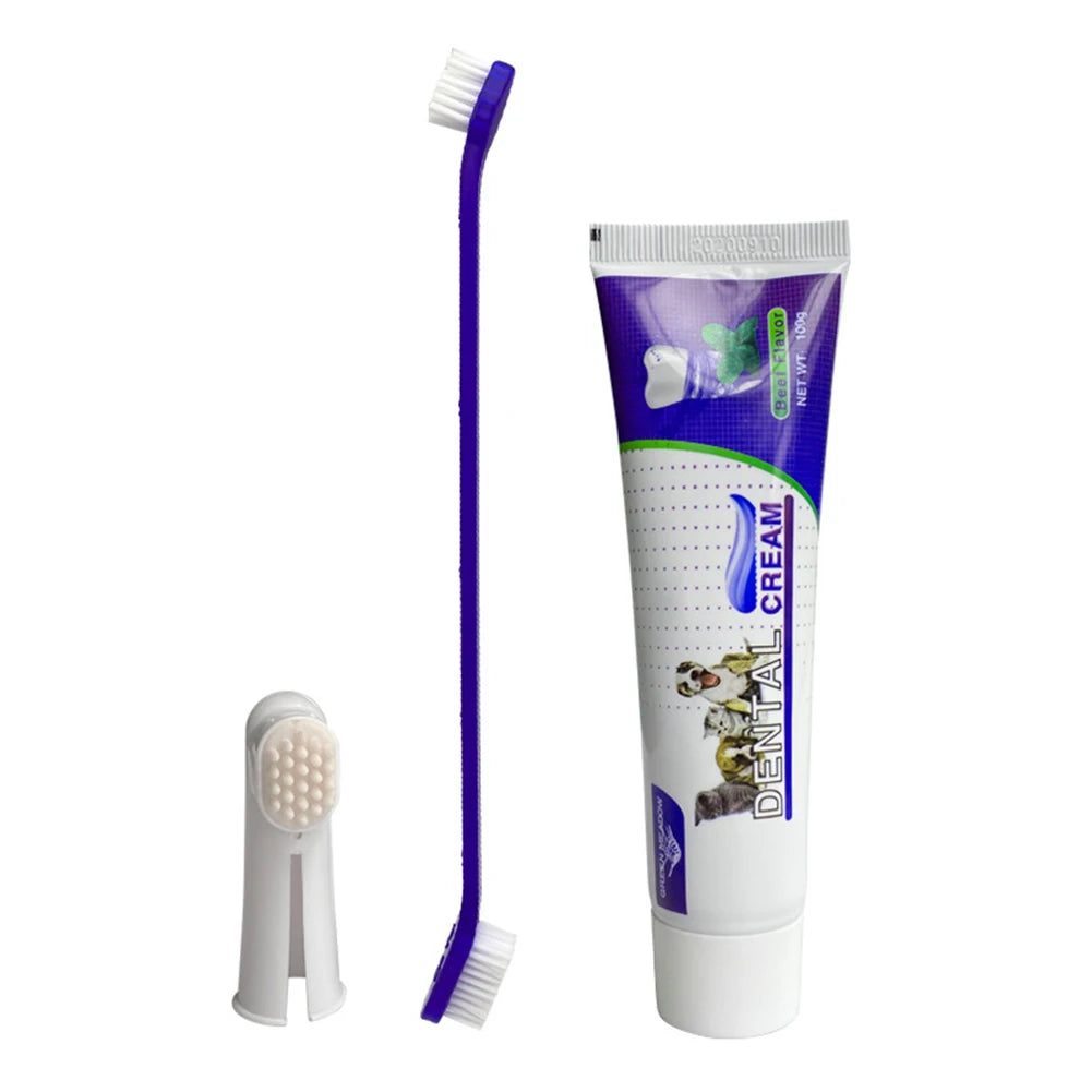 Dog Tartar Control Kit Toothbrush and Toothpaste