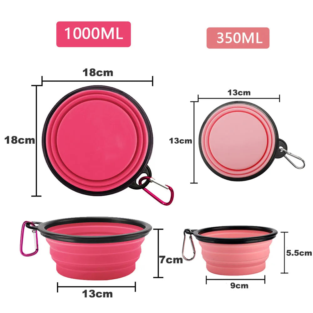 Collapsible Portable Travel Dog Bowls