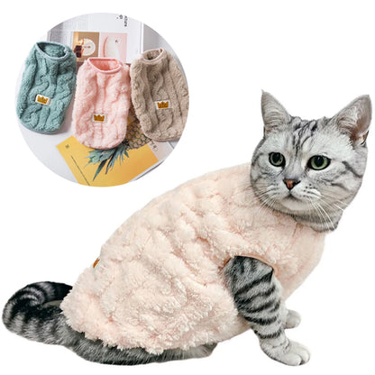 Soft Cozy Pet Clothes Fleece Sweatshirt