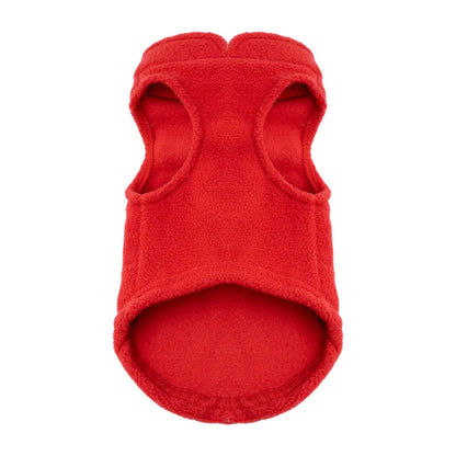 Soft Fleece Dog Clothes  Pull Ring Design