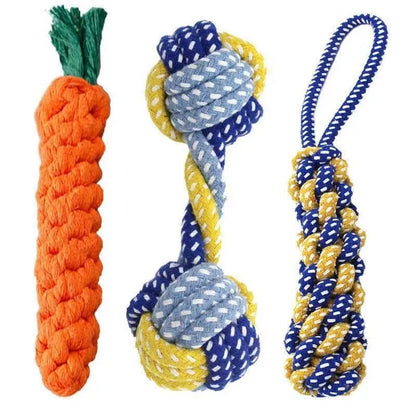 Teeth Chew Toy Durable Braided Bite Resistant Pet Supplies