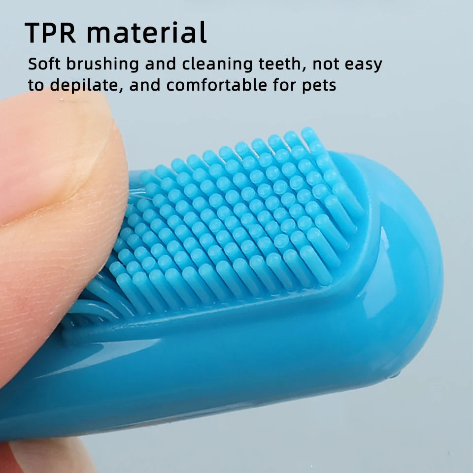 4pcs Super Soft Pet Finger Toothbrush