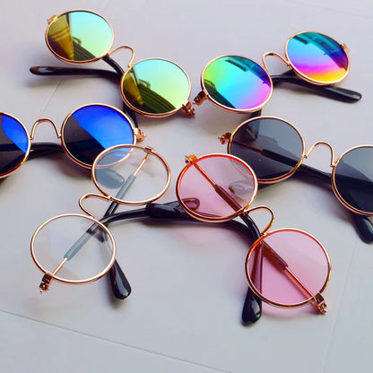 Lovely Vintage Round Cat Sunglasses