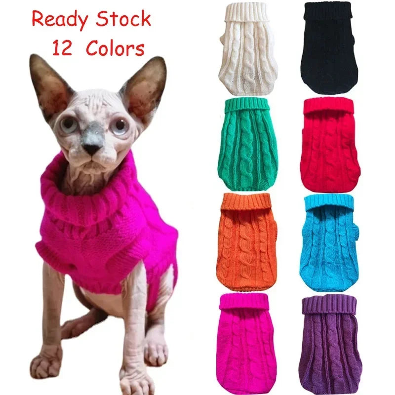 Pet Winter Clothes Knitted