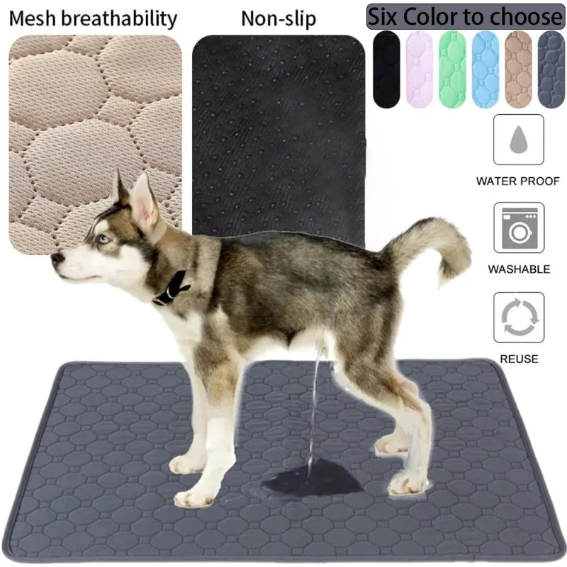 Reusable Dog Pee Pad Blanket Absorbent Washable