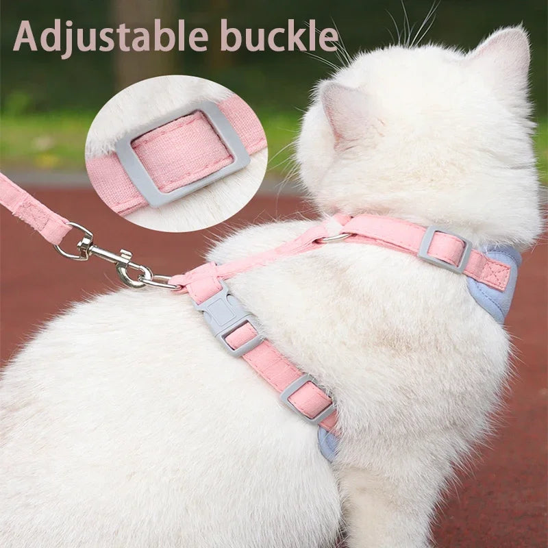 Pet Harness Leash Set for Small Medium Dog Cat