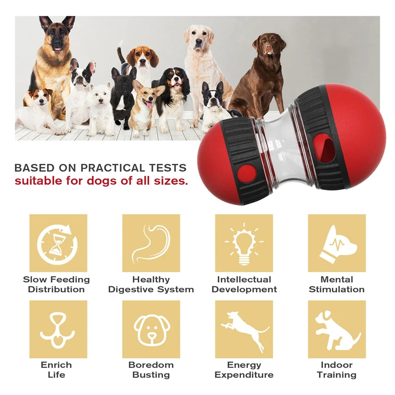 Dog Toys Increase Intelligence Elliptical Rolling Ball