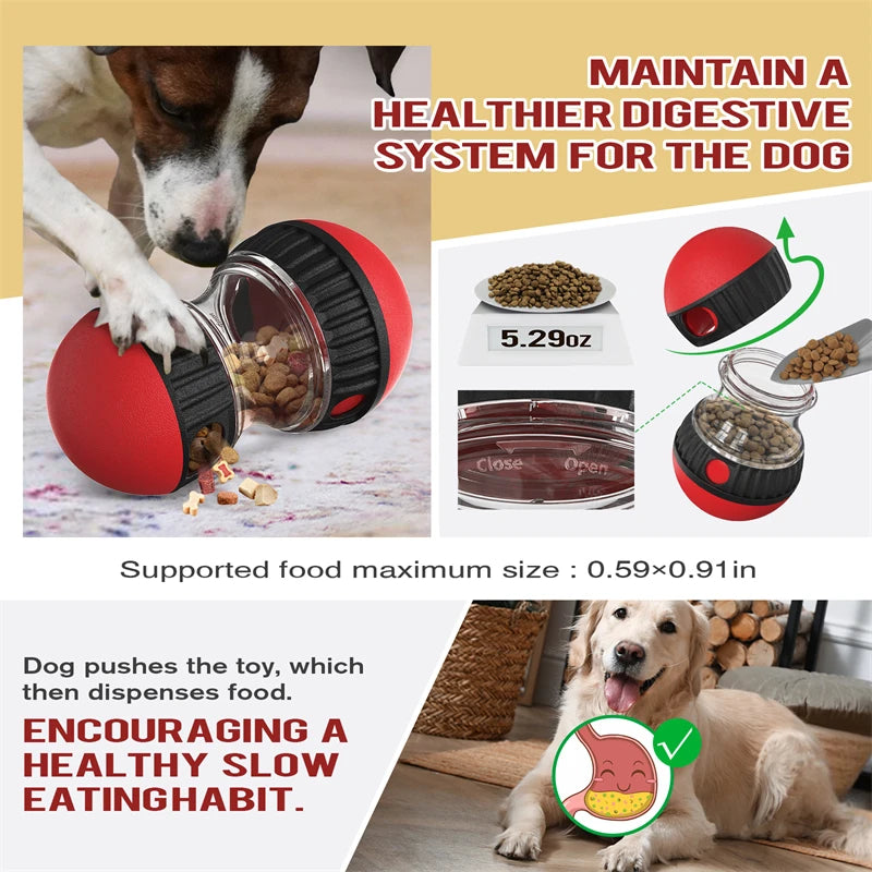 Dog Toys Increase Intelligence Elliptical Rolling Ball