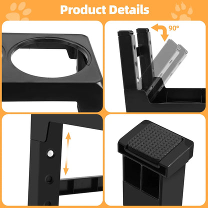 Elevated Dog Bowls Adjustable