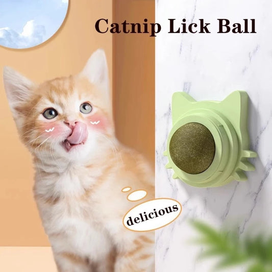 Cats Rotatable Catnip Wall Ball